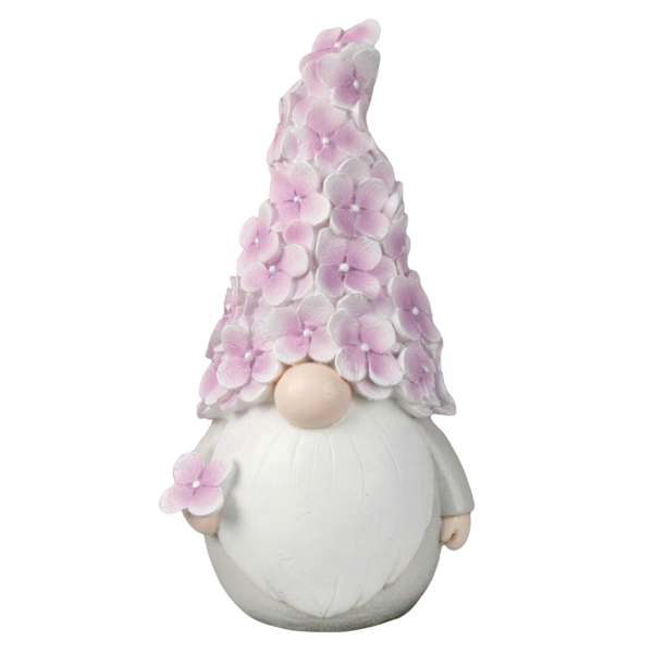 Providence Flower Gnome Outdoor Garden Statue, 10"