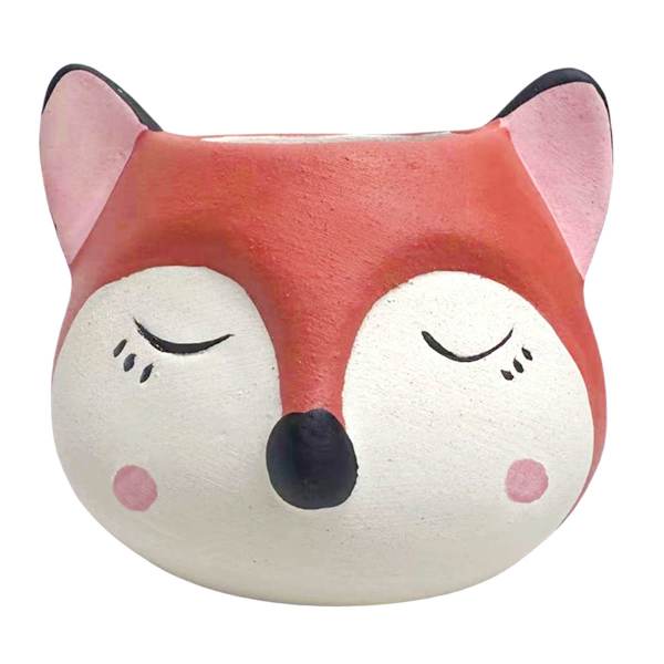 Indoor Mini Fox Planter, 3"