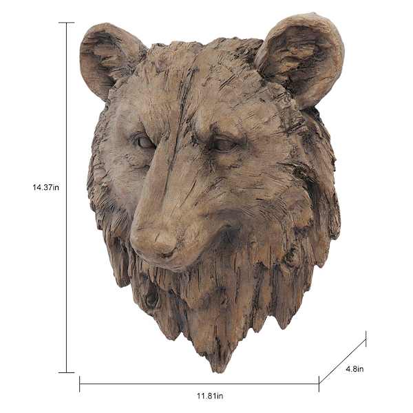 Lake & Lodge Bear Wall Plaque, 14"