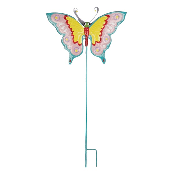 Metal Butterfly Yard Stake, 31.5"