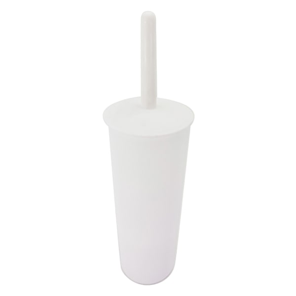 Bren White Plastic Toilet Bowl Brush, 14"