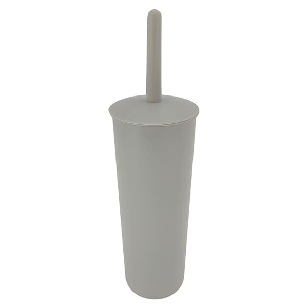 Bren Grey Plastic Toilet Bowl Brush, 14"