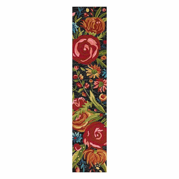 (E255) Santa Monica Beach Floral Runner, 2x10
