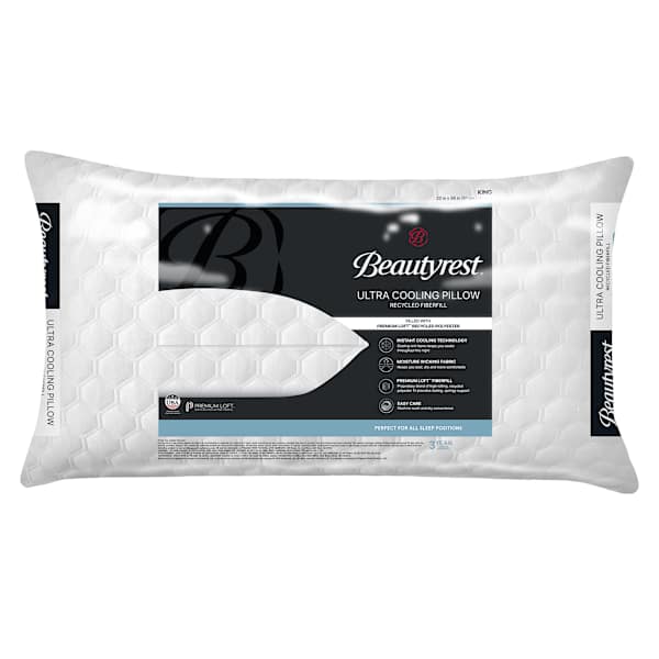 BeautyRest Ultra Cooling Bed Pillow, King