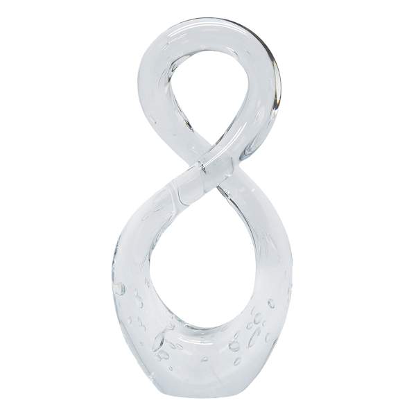 Clear Bubble Glass Décor, 11"
