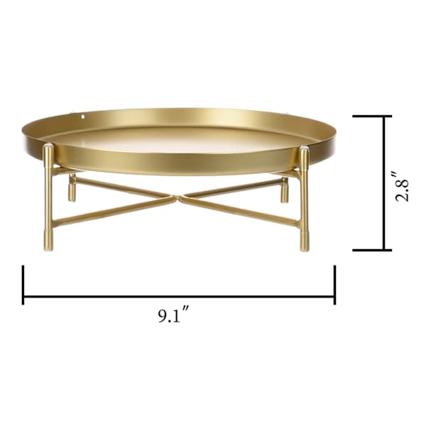 9In Gold Metal Plant Riser