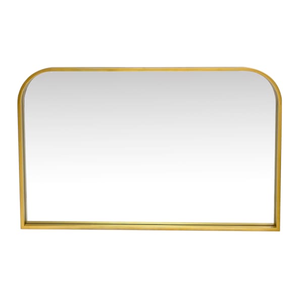 Gold Metal Wall Mirror, 36x24