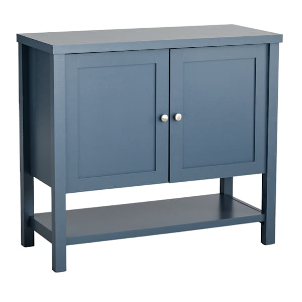 Mason Wooden Cabinet, Dusty Blue