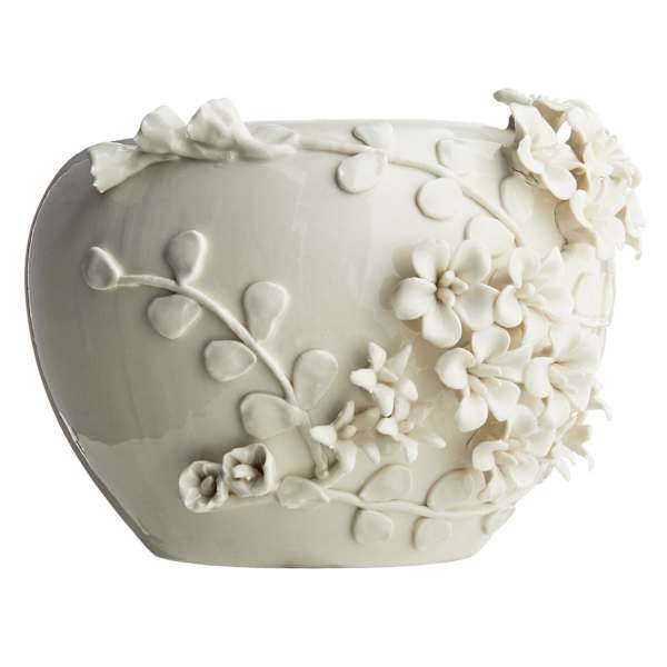 Providence 3D Flower Ceramic Pot, 7"