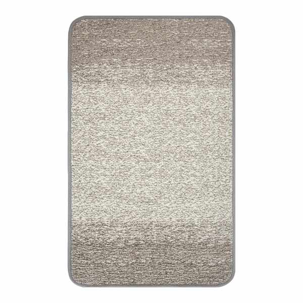 Ombre Grey Puffback Washable Kitchen Mat, 21x34
