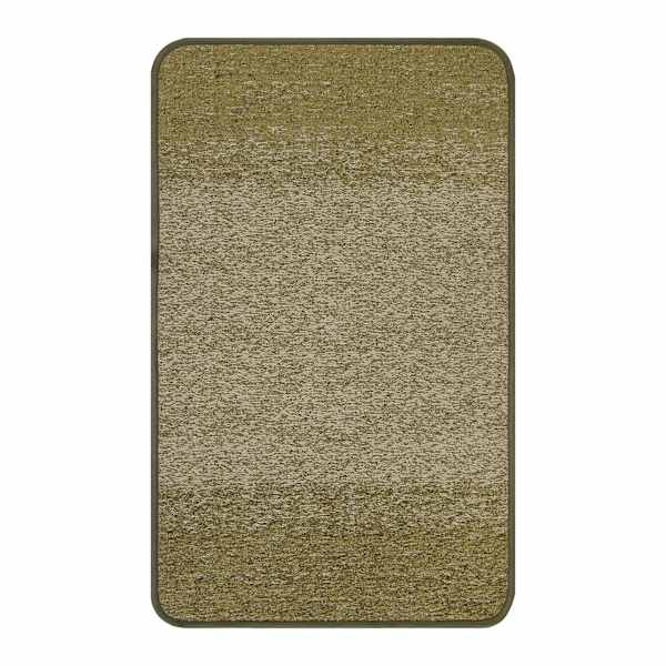 Ombre Green Puffback Washable Kitchen Mat, 21x34