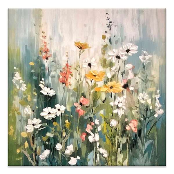 Tranquil Meadow Tones II Canvas Wall Art, 18"