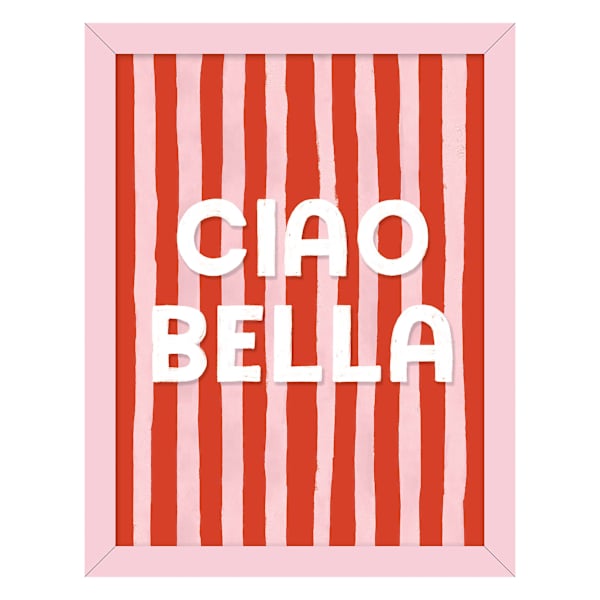 Ciao Bella Framed Art, 6x8