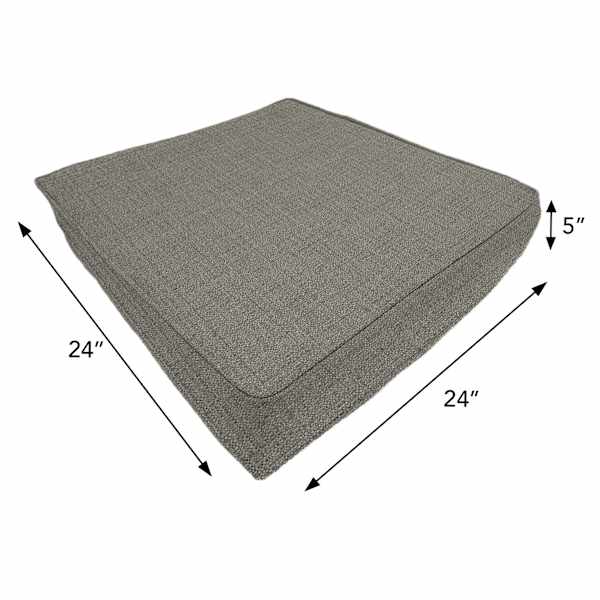 Fiddlestix Linen Premium Outdoor Deep Seat Cushion