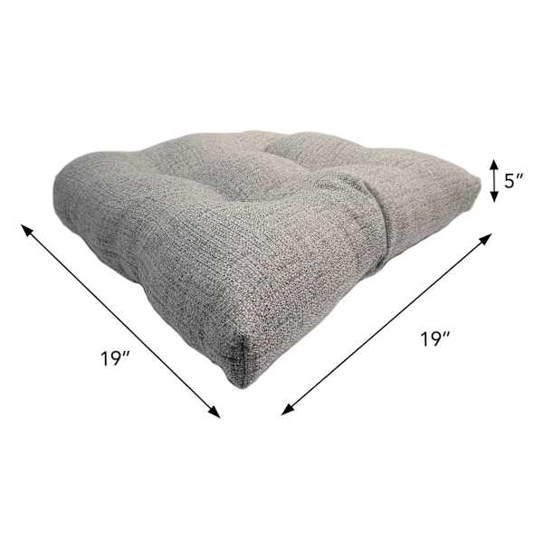 Fiddlestix Linen Premium Outdoor Wicker Seat Cushion