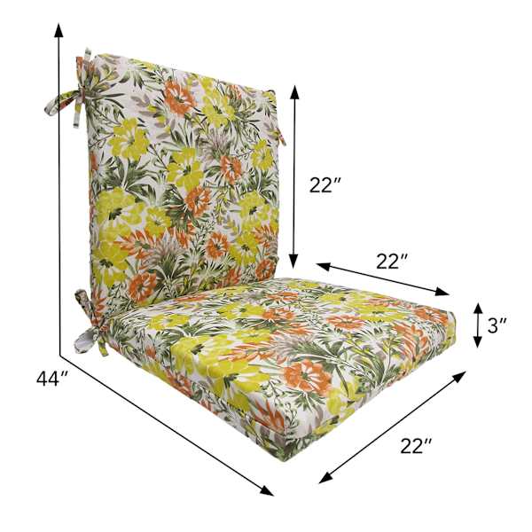 Mohana Floral Hinged Outdoor Cushion