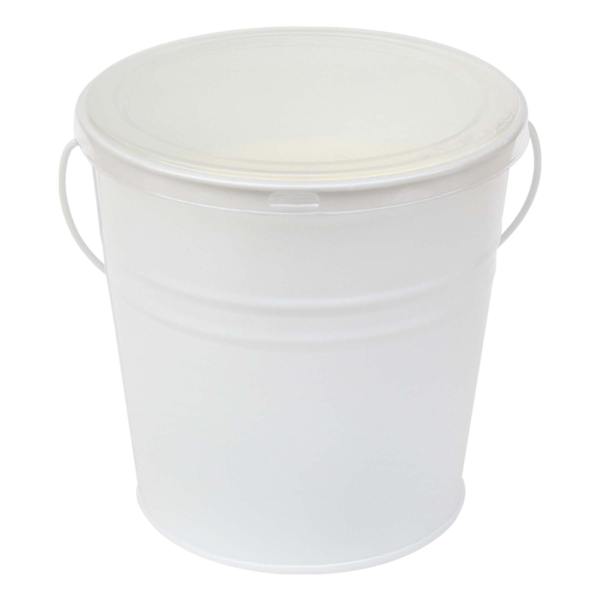 White Bucket Citronella Candle, 12oz