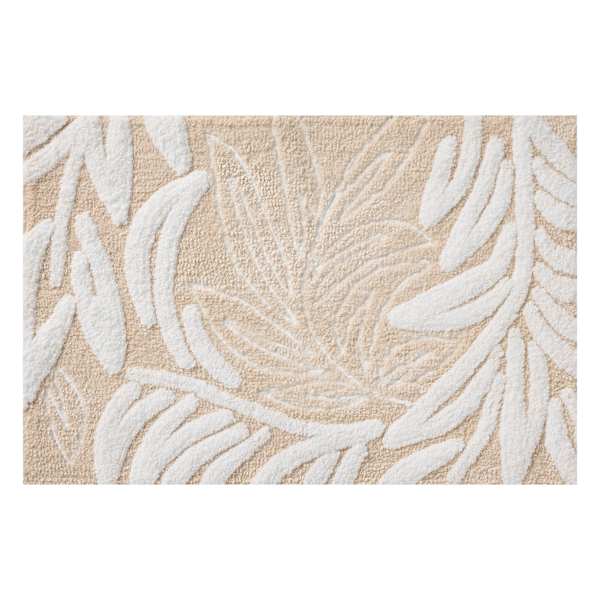 Hudson Tan Bath Rug, 20x30