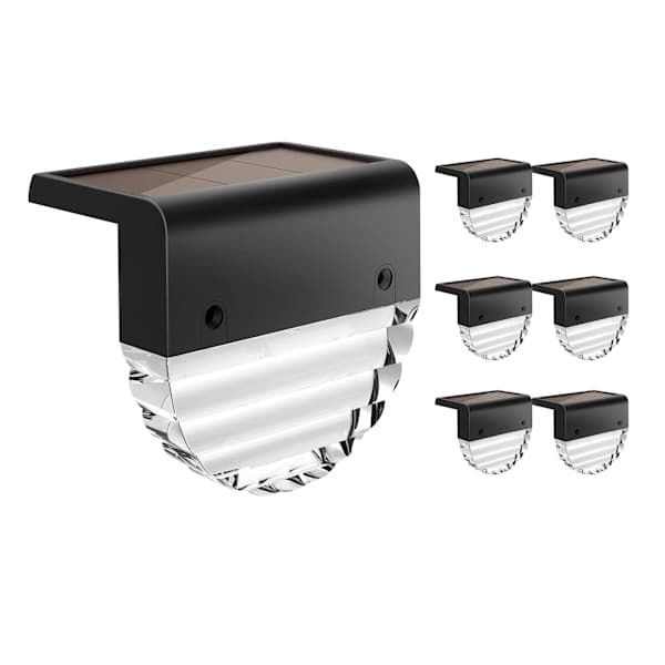 6-Pack 13-Lumen Solar Color Changing Deck Lights