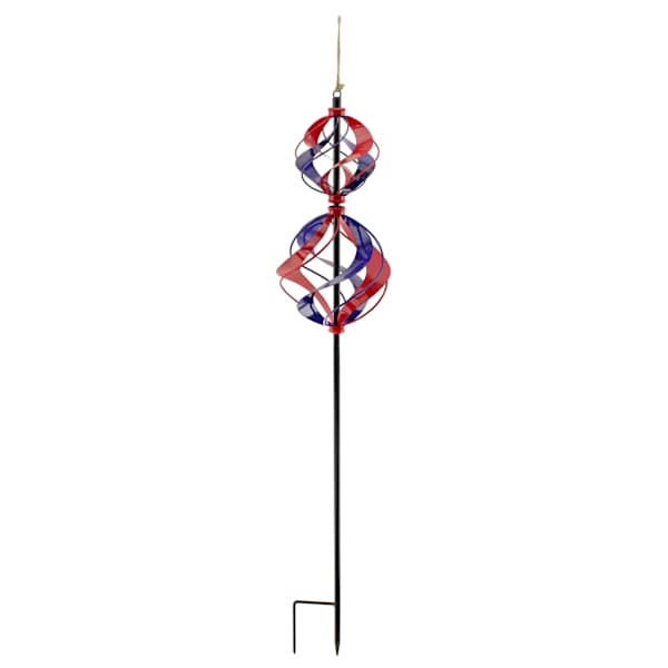 Patriotic Spinning Yard Stake, 36"