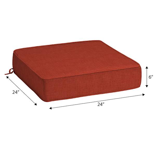 Cinnamon Premium Woven Outdoor Deep Seat Cushion