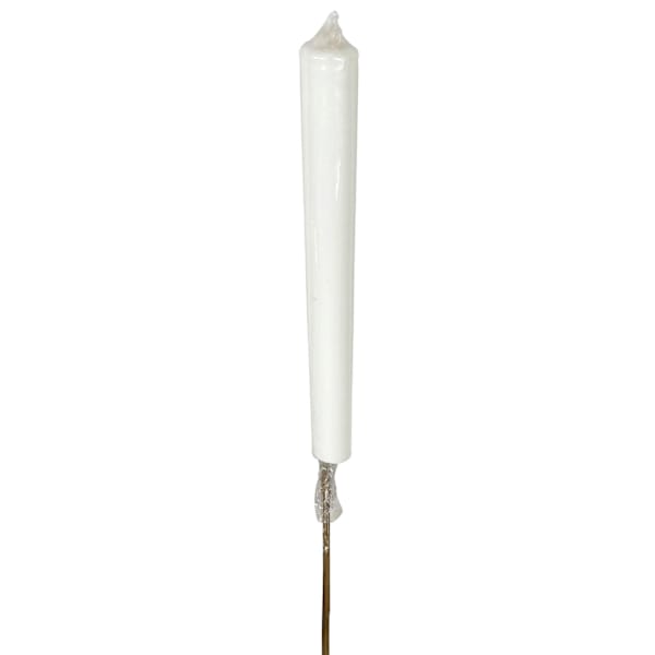 White Citronella Flare Candle, 7oz