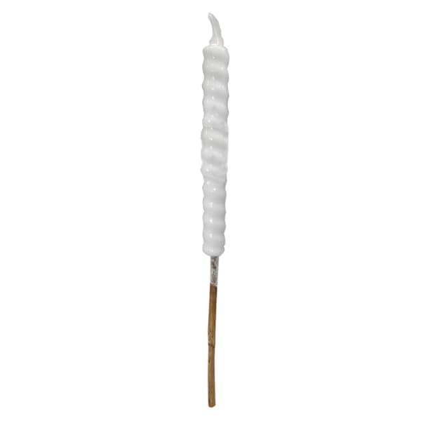 White Citronella Flare Candle