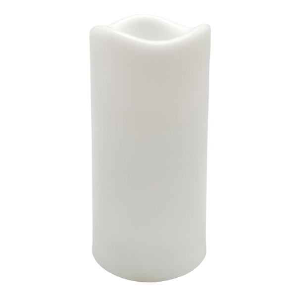 White Pillar Candle, 3x6