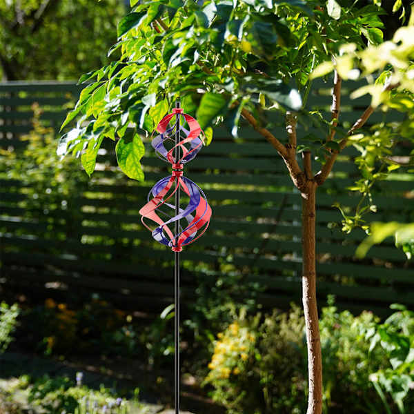 Patriotic Spinning Yard Stake, 36"