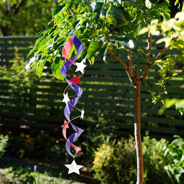 Patriotic Star Wind Chime, 35.5"
