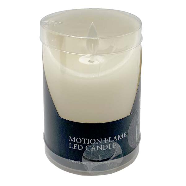 Ivory Pillar Candle, 3x4