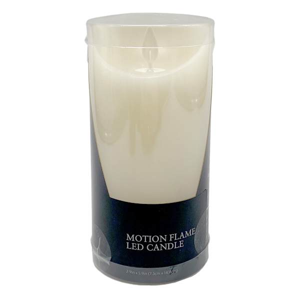 3x6 Ivory Pillar Candle