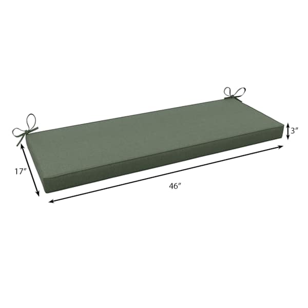 Honeybloom Endive Green Premium Outdoor Bench Cushion