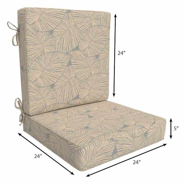 Found & Fable 2-Piece Talia Palm Outdoor Deep Seat Cushion