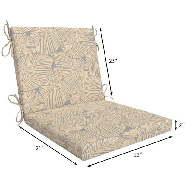 Found & Fable Talia Palm Hinged Outdoor Cushion