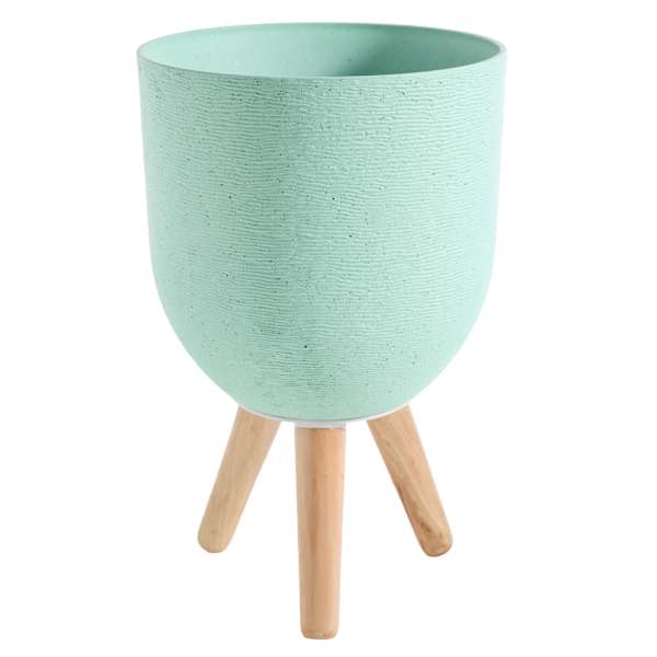 Sunny Club Green Planter, 16"