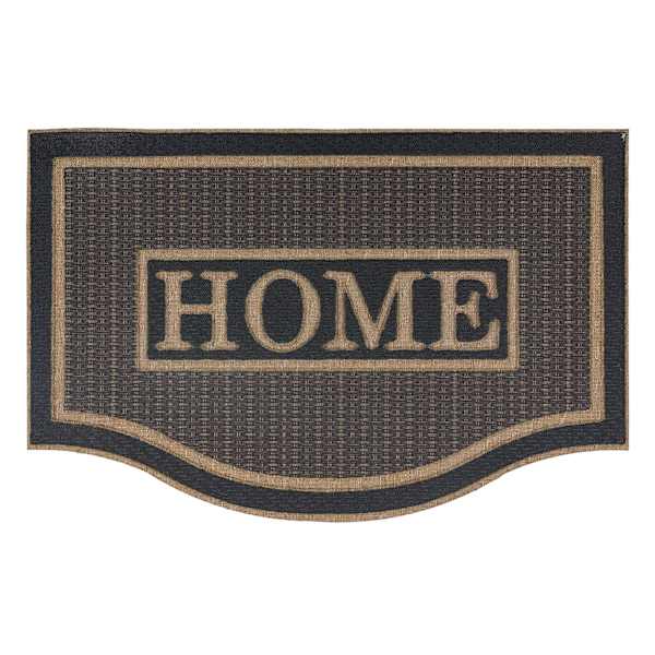 Grey Home Basketweave Doormat, 24x36