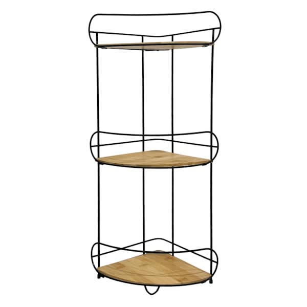 3-Tier Metal Bathroom Rack Space Saver, 22"