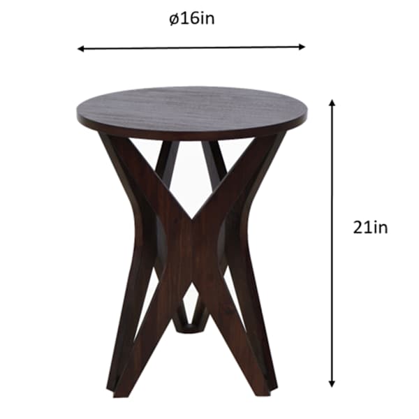 Jaxon Wooden Accent Table, White Ash Finish
