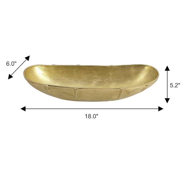 Gold Aluminum Boat, 18x6x5