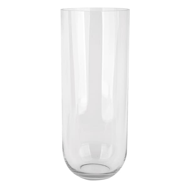 Clear Glass Vase, 15.8"