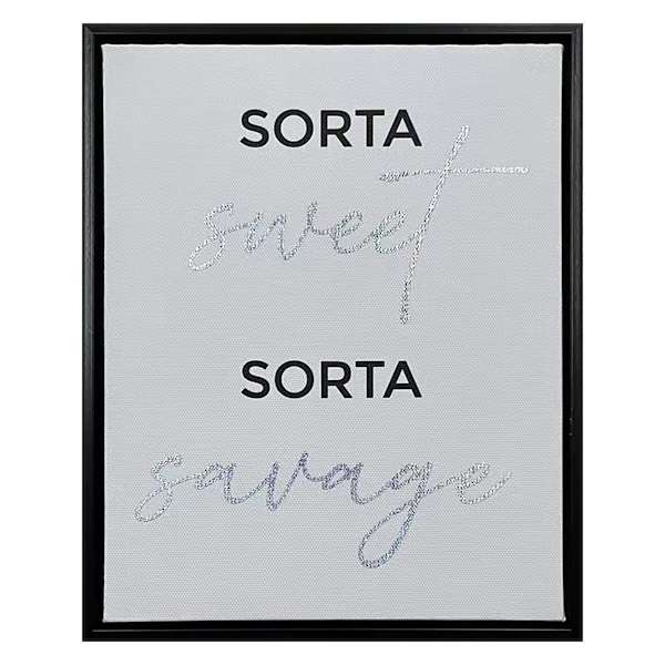 Sorta Sweet Sorta Savage Table Sign, 8x10