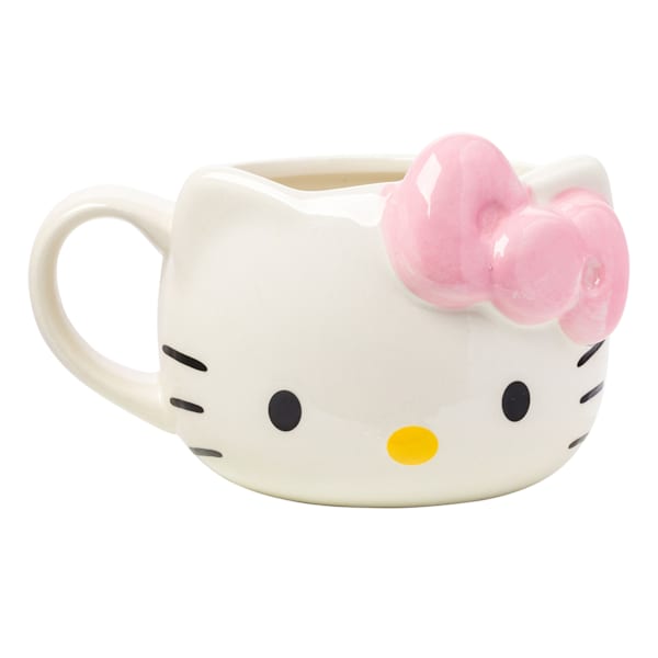 Hello Kitty Pink Bow Ceramic 3D Sculpted Mug