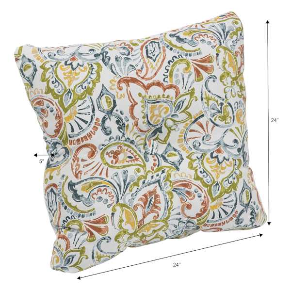 Malitta Billard Outdoor Tufted Back Cushion