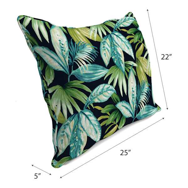 Seneca Navy Blue Outdoor Corded Back Cushion
