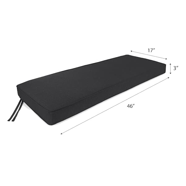 Crosby St. Sorvino Ash Premium Outdoor Bench Cushion