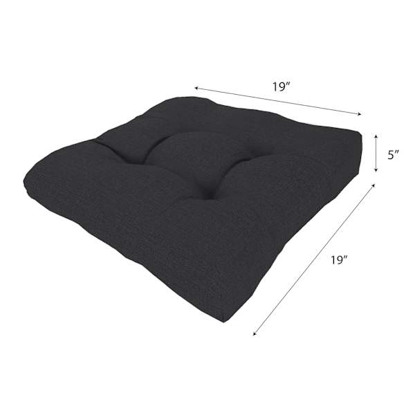 Crosby St. Sorvino Ash Premium Outdoor Wicker Seat Cushion