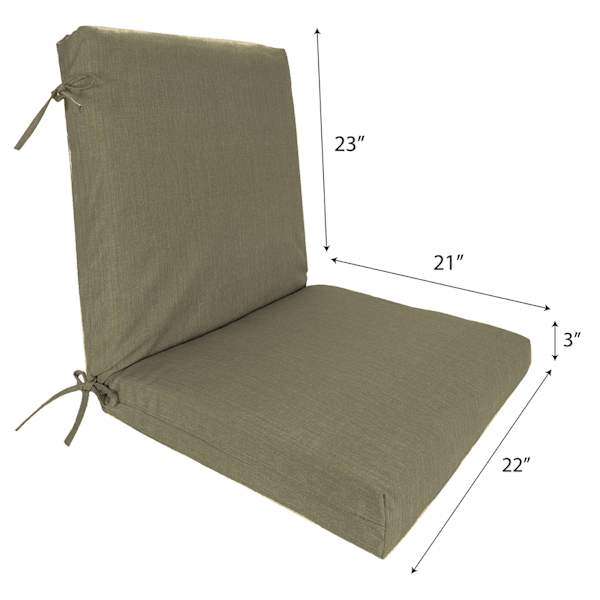 Tahiti Bark Hinged Outdoor Cushion