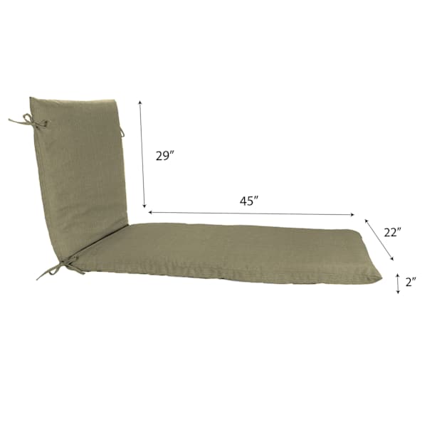 Tahiti Bark Outdoor Chaise Lounge Cushion