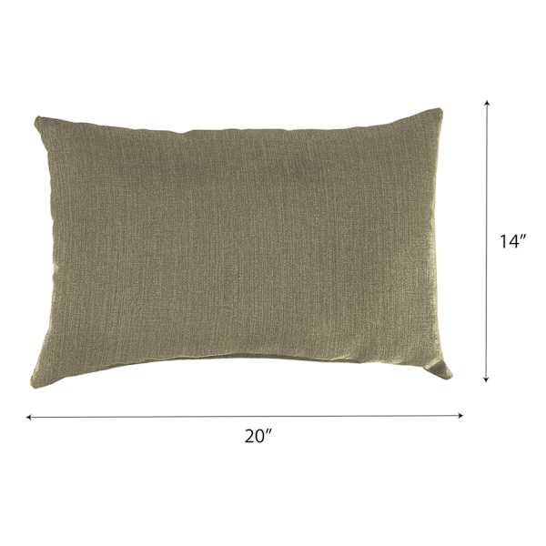 Tahiti Bark Lumbar Outdoor Throw Pillow, 14x20